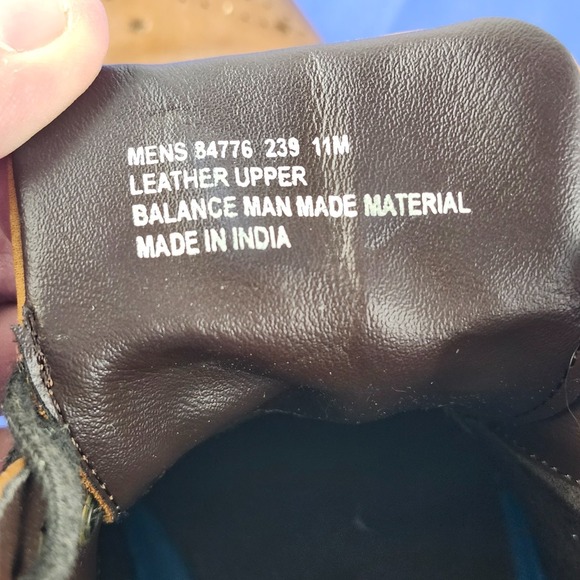 Men's Nunn Bush Odell Wingtip Lace Up Chukka Boot Size 11M - Picture 7 of 7